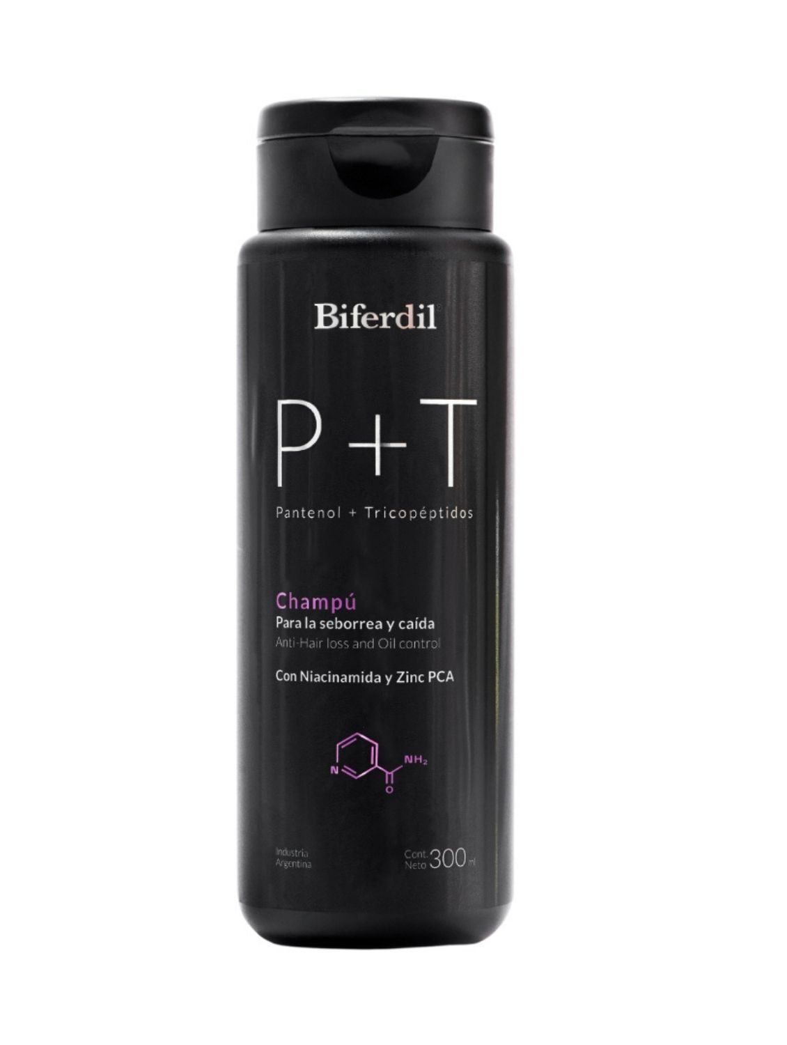 8121606 Biferdil P+t Shampoo Seborrea Y Caida 300 ML - Imagen de 1