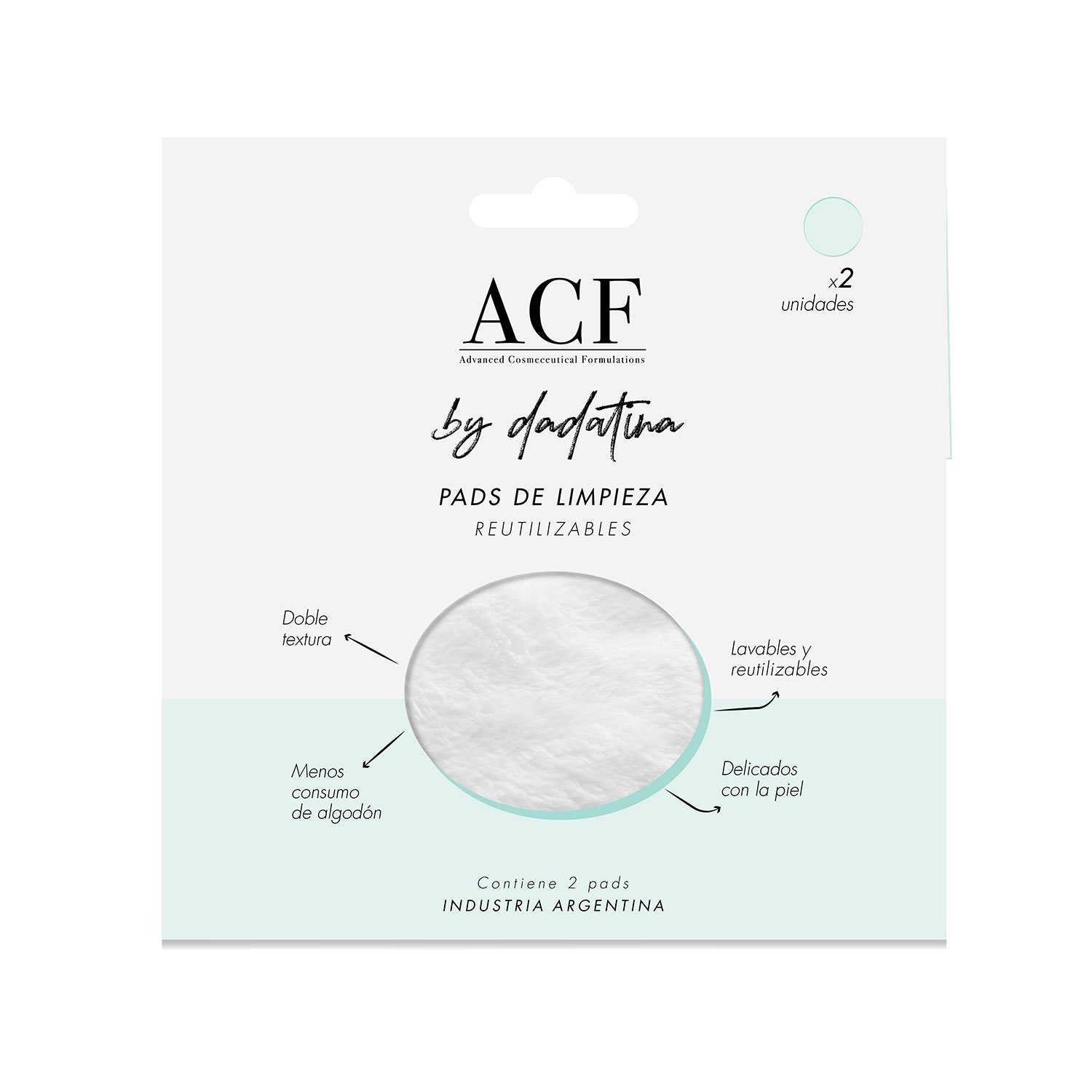 8122071 ACF Pads de Limpieza Reutilizables X 2 UNID. - Imagen de 1