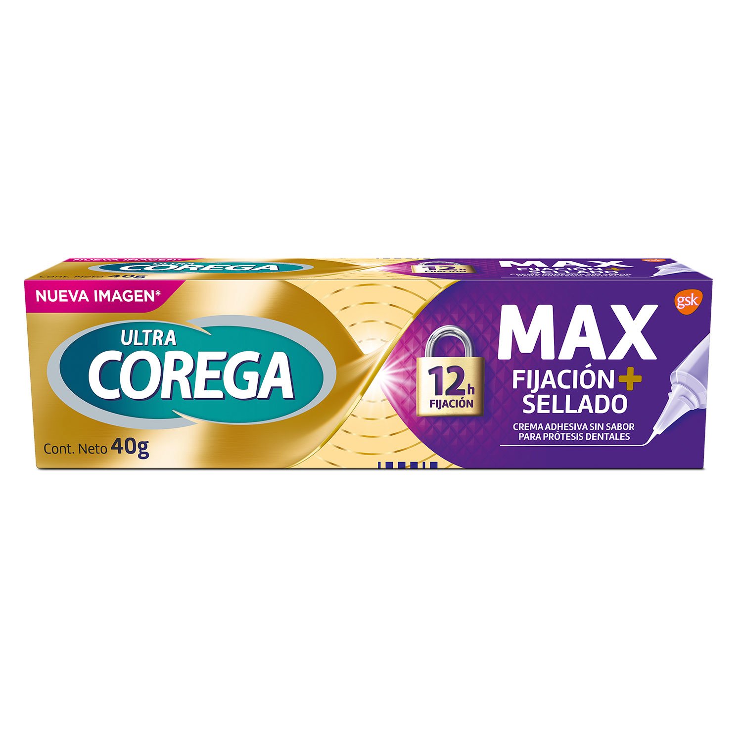 8122847 Corega Ultra Fijación y Sellado X 40 G - Imagen de 1