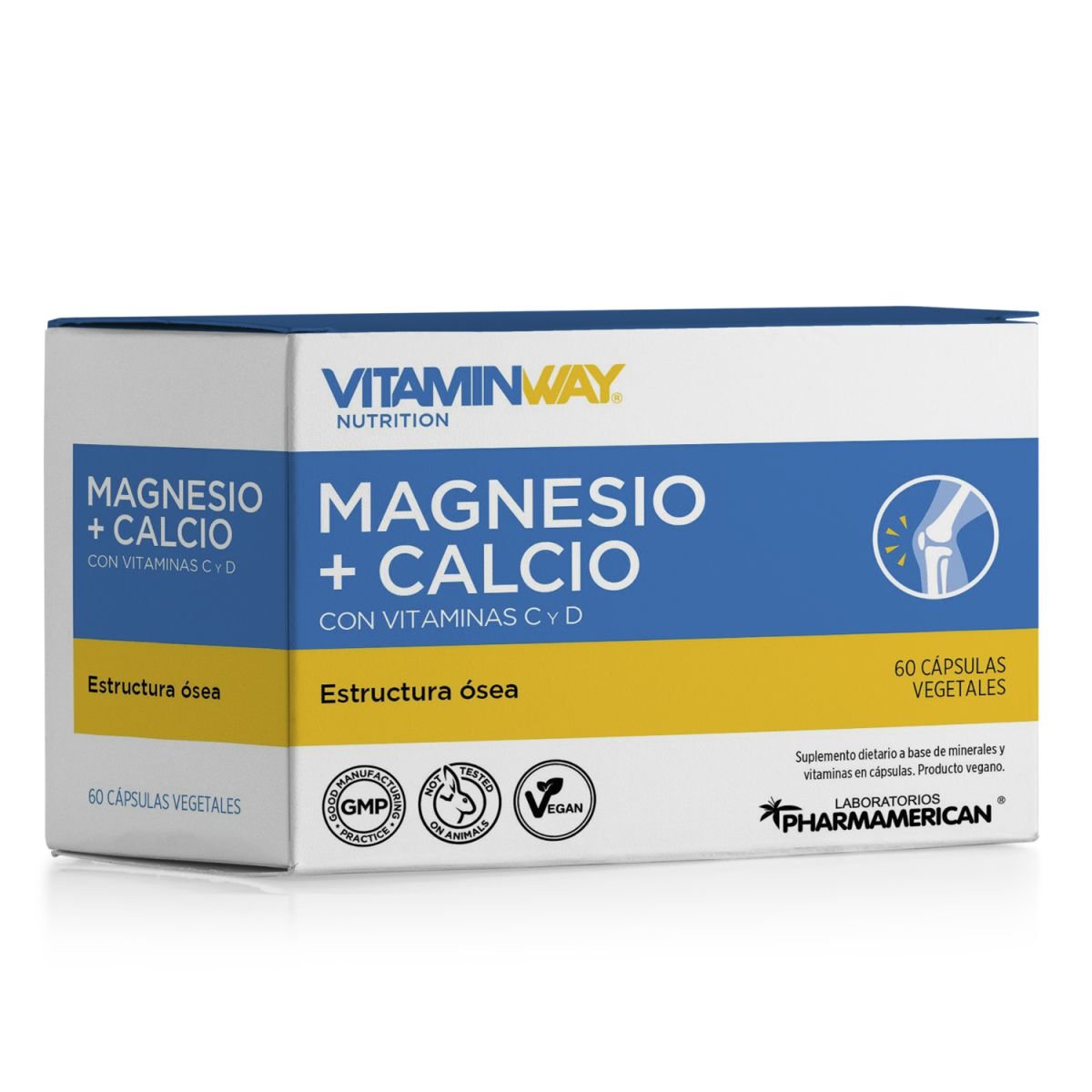 8124915 Vitamin Way Magnesio + Calcio X 60 Cápsulas. - Imagen de 1