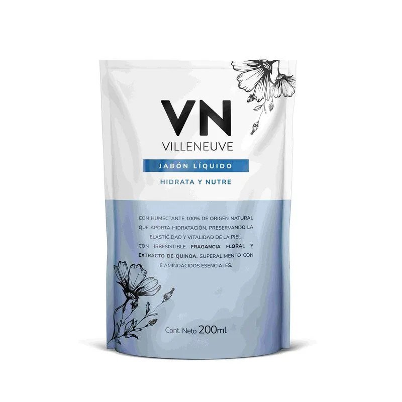 8133074 Villeneuve Jabon Liquido Repuesto 200 ML - Imagen de 1