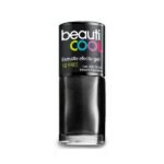 BeautiCool Esmalte Efecto Gel Negro Metalizado