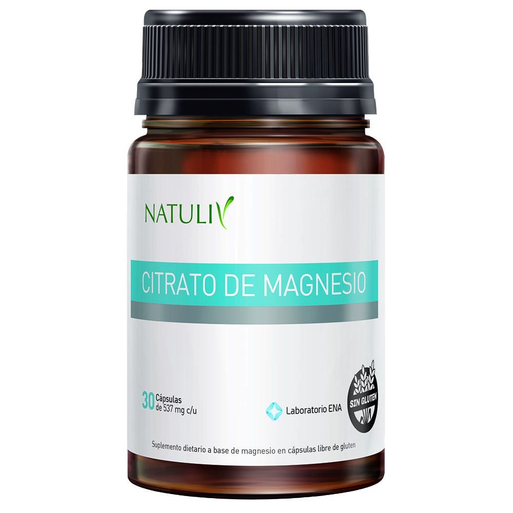 8135638 Natuliv Citrato De Magnesio X 30 Cáps - Imagen de 1