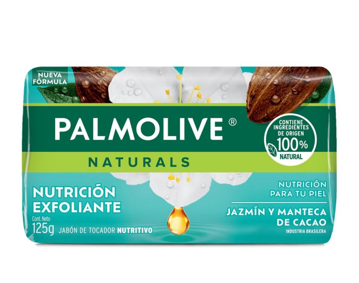 8136180 Palmolive Jabón En Barra Jazmín y Cacao X125 G - Imagen de 1