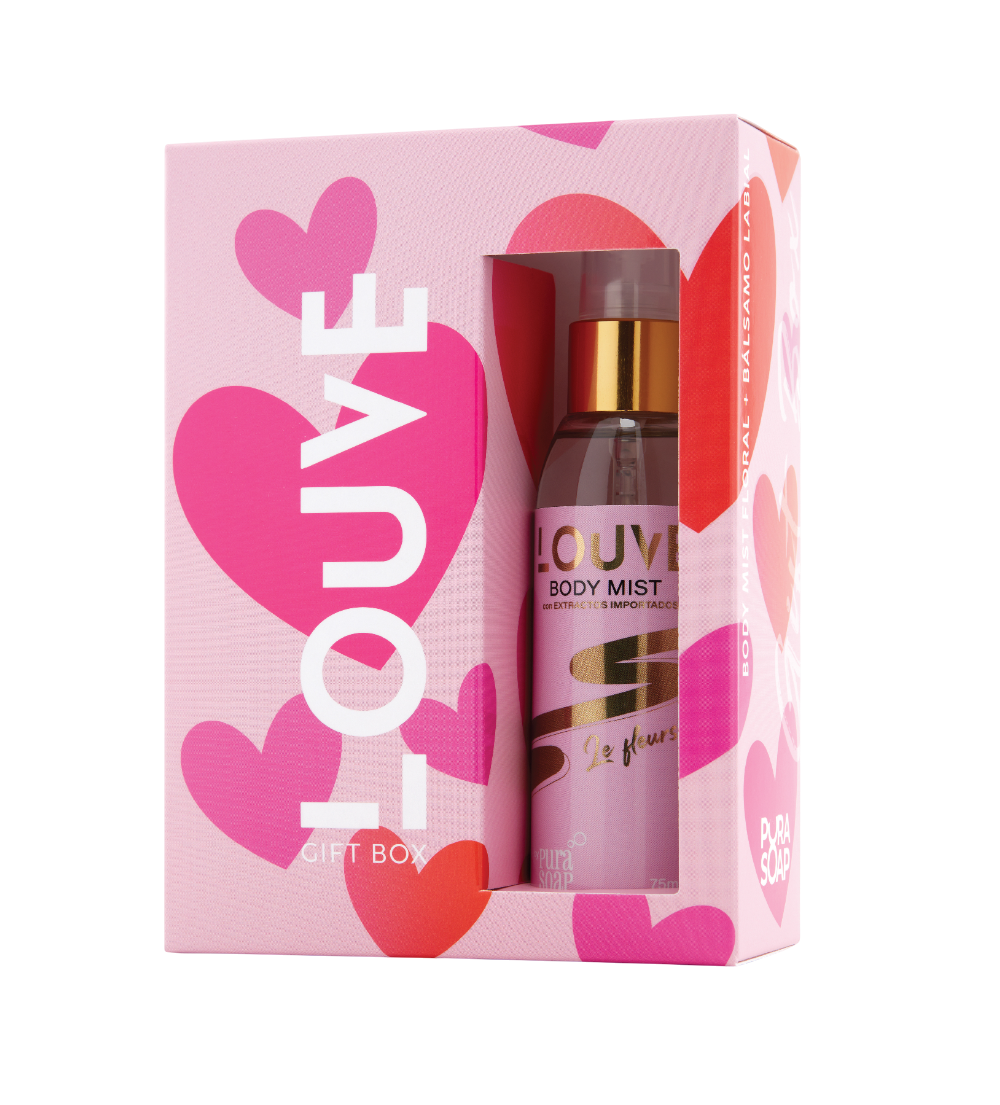 BODY-MIST-LE-FLEUR-GIFTBOX Pura Soap Gift Box Le Fleurs Body Mist + Balsamo - Imagen de 1