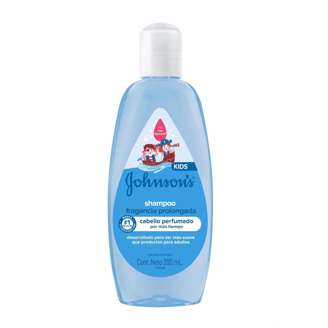 JJ-Shampoo-Azil Johnson's Kids Shampoo Fragancia Prolongada 200ML - Imagen de 1