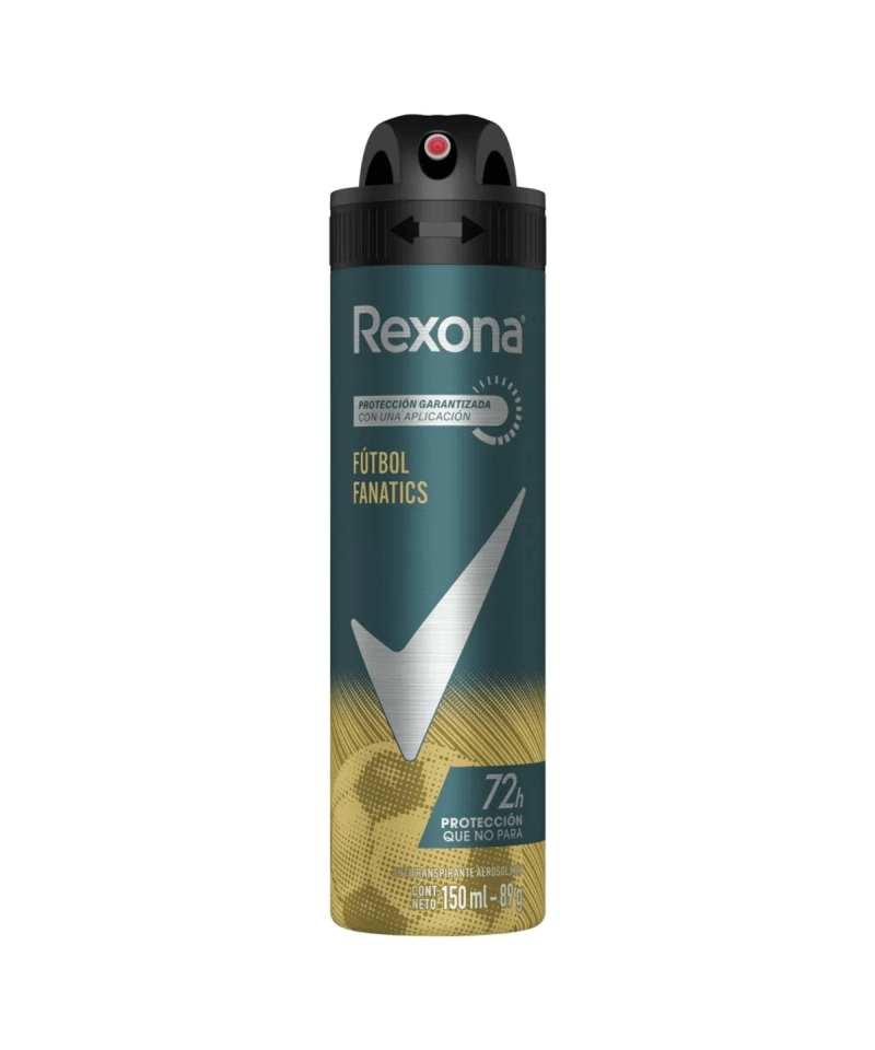 antitranspirante-rexona-m-futbol-fanatic-x89gr Rexona Desodorante Antitranspirante Futbol Fanatics 150 ML - Imagen de 1