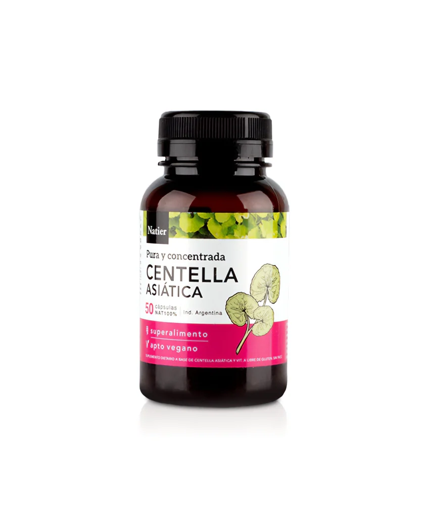 centella-asiatica_fondoblanco-1-e0a5ab2203a4c36f9117139677699569-1024-1024 Natier Centella Asiatica Concentrada X 50 Capsulas - Imagen de 1