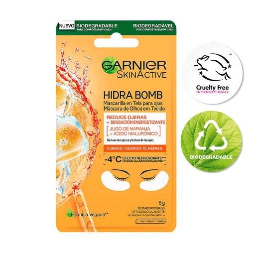 iu Garnier Skin Active Mascarilla En Tela Para Ojos - Imagen de 1