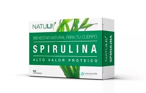 product_picture_ed981c599306474da28aa6dfebef1aae_637857573327671321_0_m Natuliv Spirulina X 60 Comp - Imagen de 1