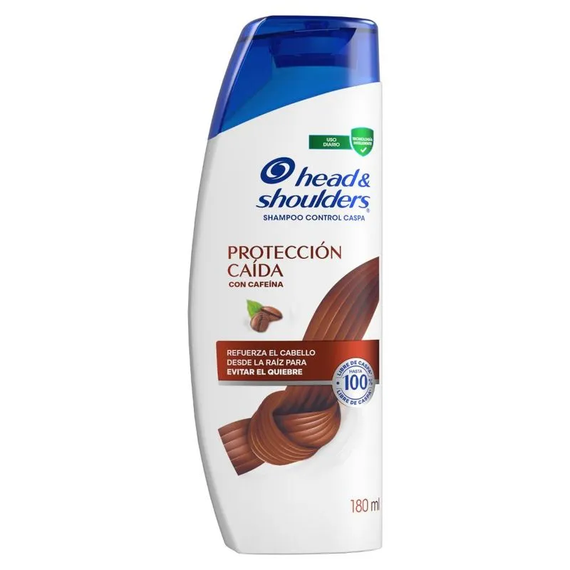 254632-800-auto Head & Shoulders Shampoo Control Caspa Protección Caída 180 ML - Imagen de 1