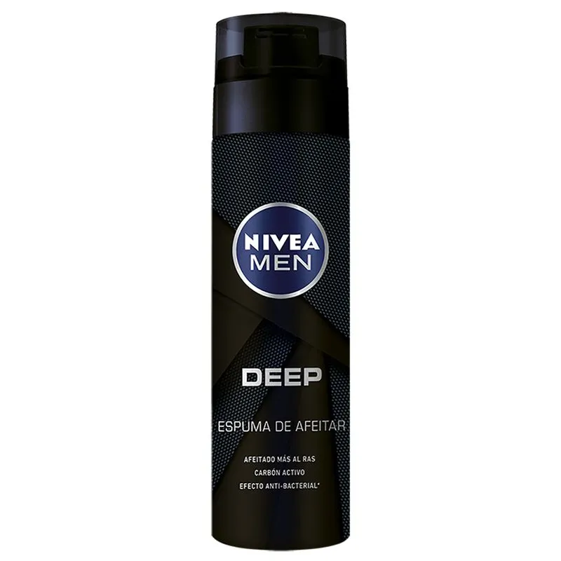 259297-800-auto Nivea Men Espuma de Afeitar Deep X 200 ML - Imagen de 1