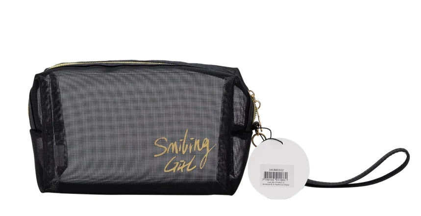 34um5052-4-cbbd9bc67bbbeec9b717434359672922-1024-1024 Portacosmético La Chapelle Tela Red Negro - Imagen de 1