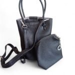 Mini Bag Negra Con Monedero