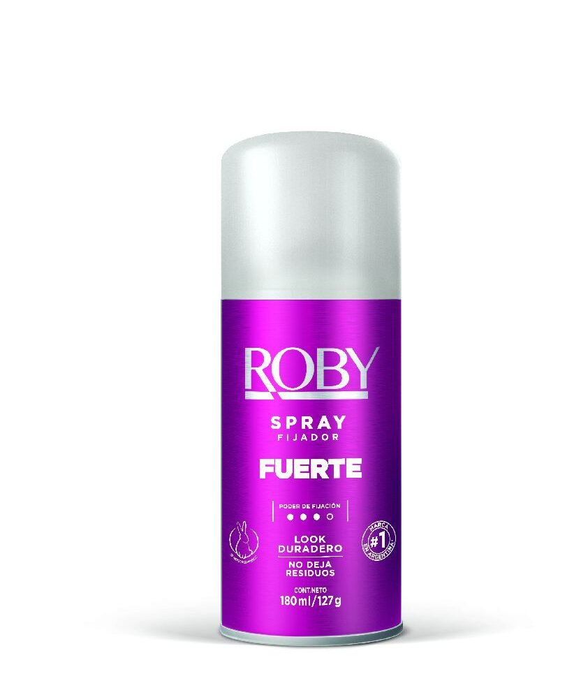 8113844 Roby Spray Fijador Fuerte 180 ML - Imagen de 1