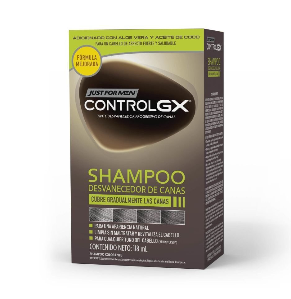 xr:d:DAFrEnBBEHs:2,j:4434193036261527147,t:23080918 Just For Men Shampoo Desvanecedor de Canas P/ Cabello 118 ML - Imagen de 1