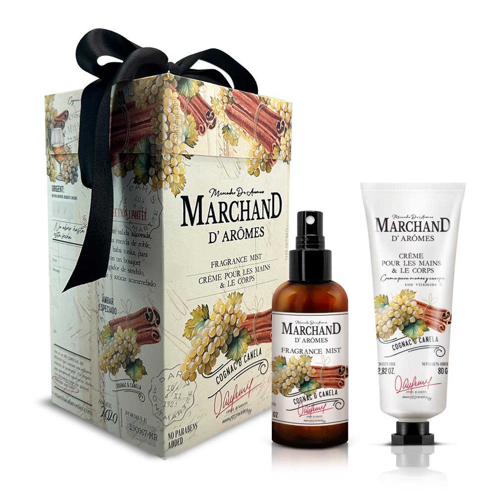 8133860 Marchand D' Aromes Cognac & Canela (Body mist + cr de manos) - Imagen de 1