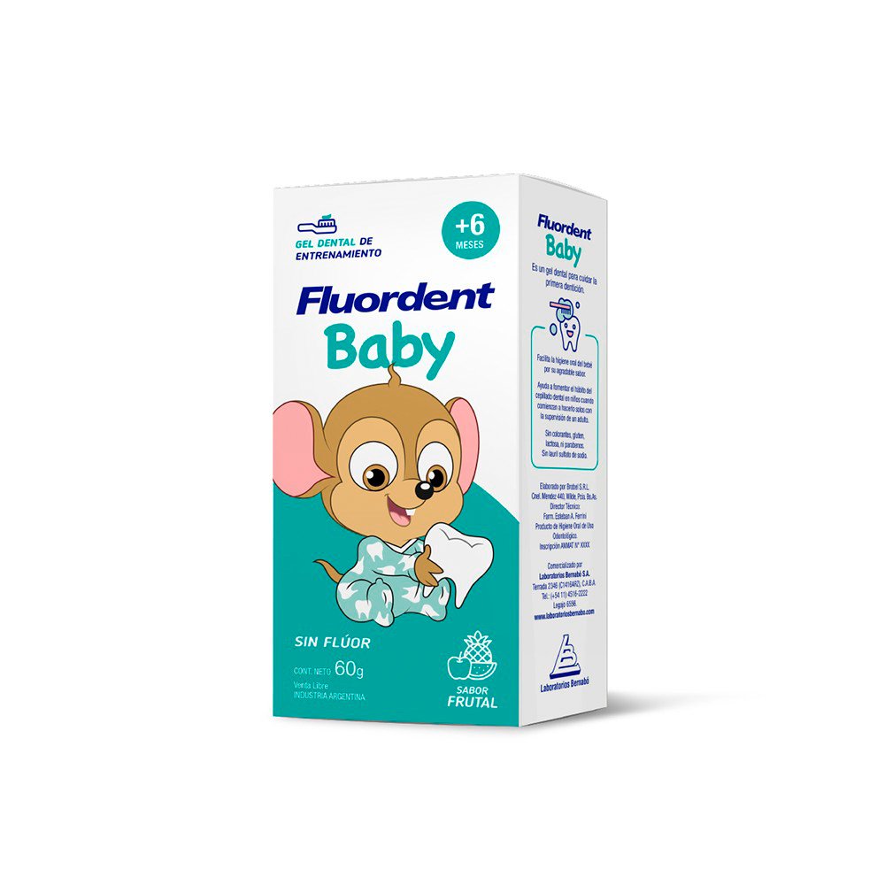 8135466 Fluordent Baby Gel Dental X 60 G - Imagen de 1