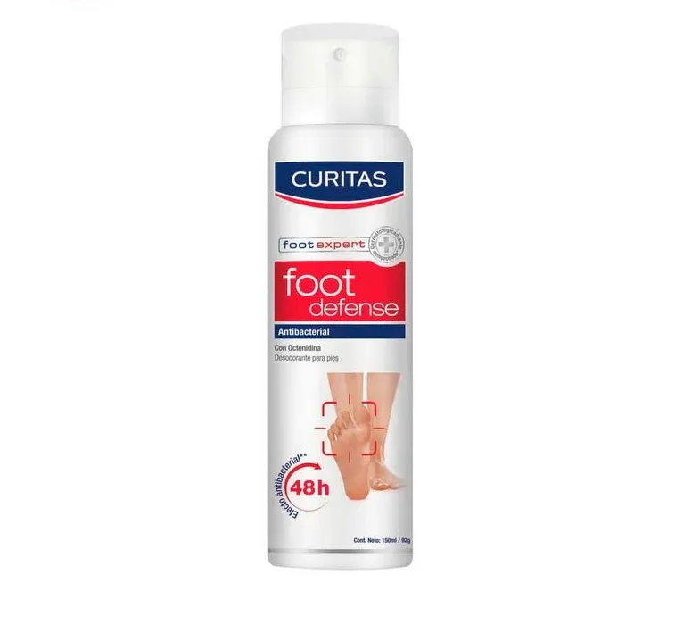 824895-800-auto Curitas Desodorante Para Pies Antibacterial 150 ML - Imagen de 1