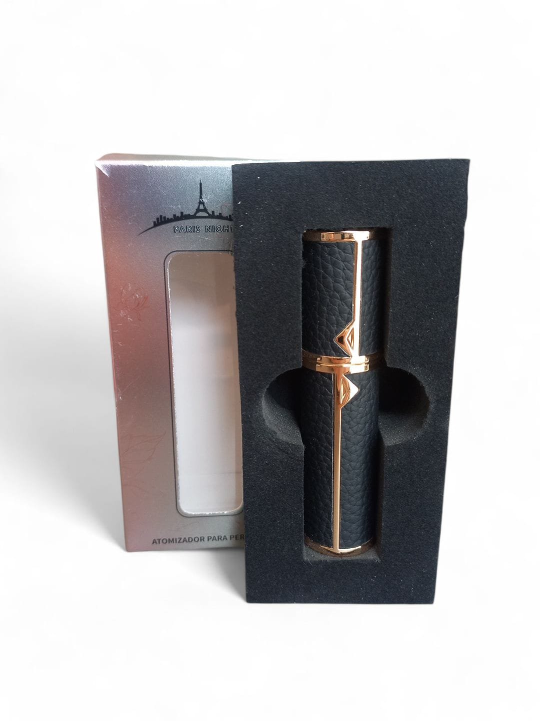 90117b11-6b2e-4ddc-b009-cb2b3fe50baf Paris Night Perfumero Recargable Negro - Imagen de 1