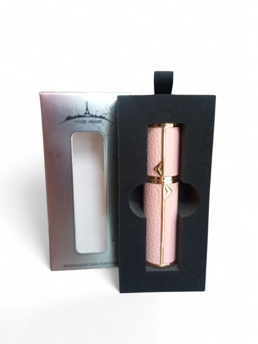 923976c9-c0c7-4c7b-aa0a-d13147ec2eb8 Paris Night Perfumero Recargable Rosa - Imagen de 1