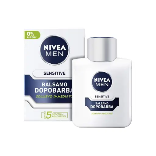 NIVEA-MEN-After-Shave-Balm-Sensitive-100ml Nivea Men Sensitive Balsamo After Shave 100 ML - Imagen de 1