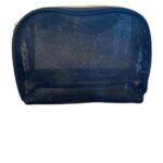 Neceser transparente negro