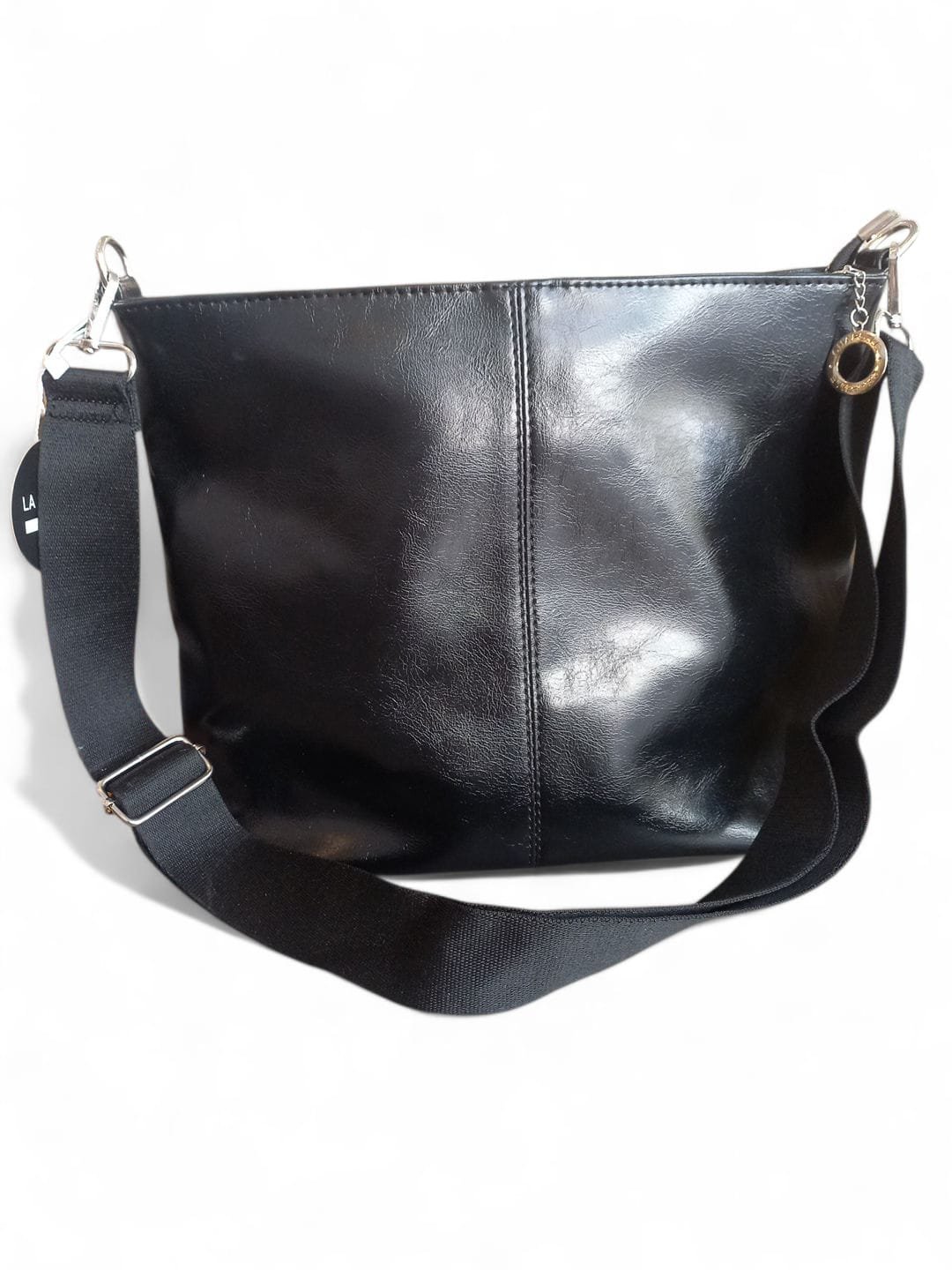 cea5c04b-5cf6-40a9-863c-d3dc96d946a6 Cartera Negra con Correa La Chapelle - Imagen de 1