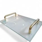 Bandeja de Vidrio Rectangular 23 CM