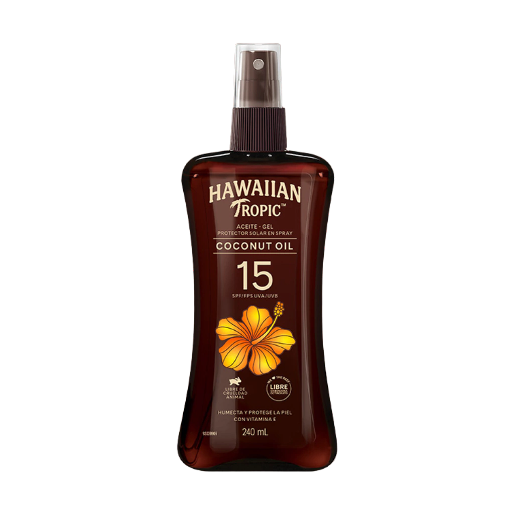hawaiian-tropic-oil-protection-spray-f15-240ml-4061709362276b7c4017617394602100-1024-1024 Hawaiian Tropic Protector Aceite-Gel Spray F15 240 ML - Imagen de 1