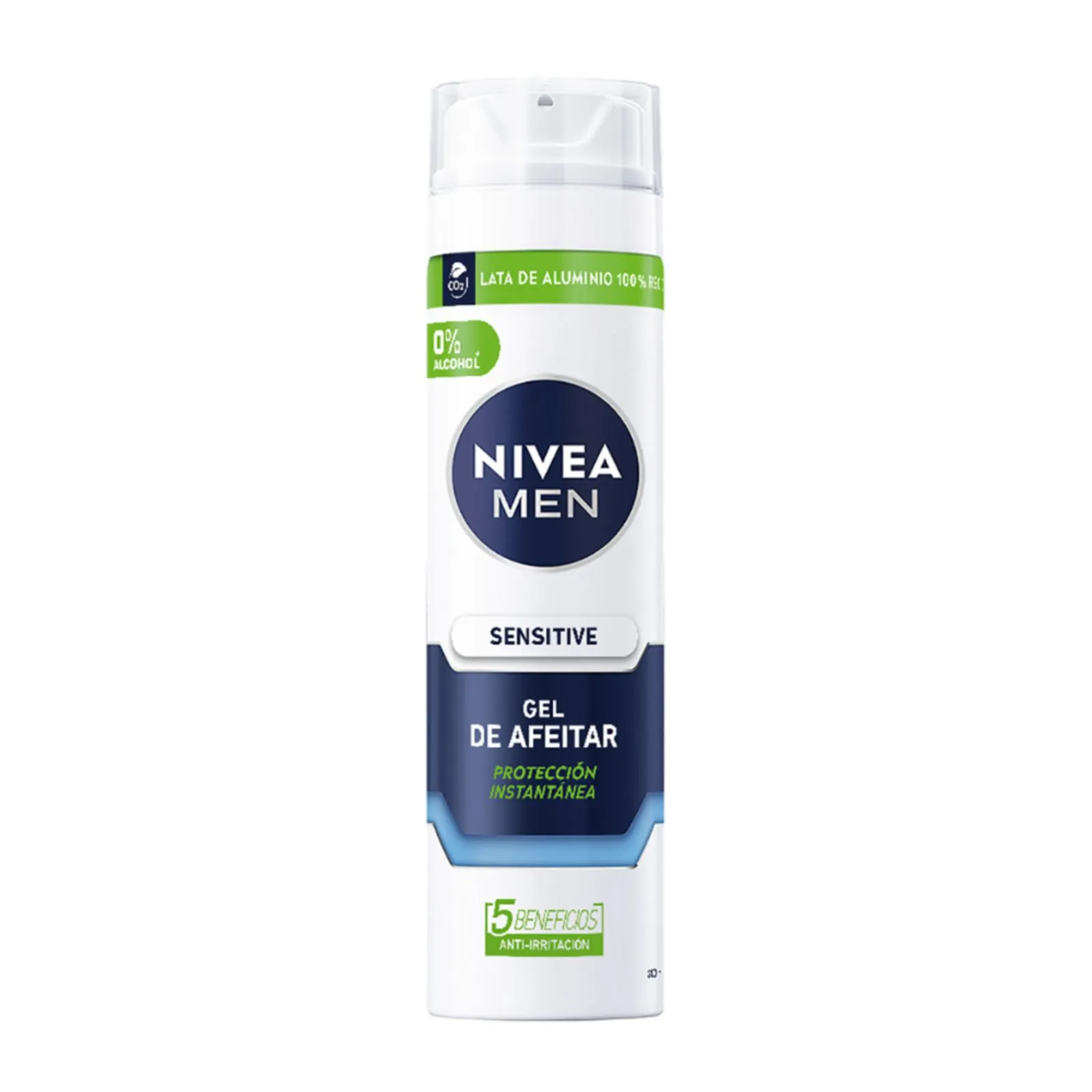 1210736-1600-1600 Nivea Men Gel de Afeitar Sensitive X 200 ML - Imagen de 1