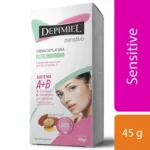 Depimiel Crema depilatoria P/Rostro (a+b) Sensitive 45 Gr