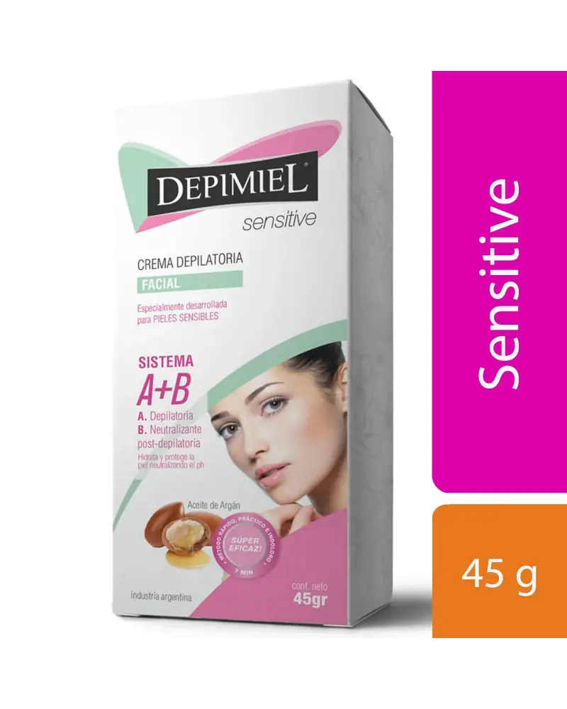 depimiel-crema-depilatoria-para-el-rostro-ab-sensitive Depimiel Crema depilatoria P/Rostro (a+b) Sensitive 45 Gr - Imagen de 1