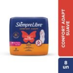 Siempre Libre Toallas Femeninas Adapt Plus Suave S/Alas X 8 UN