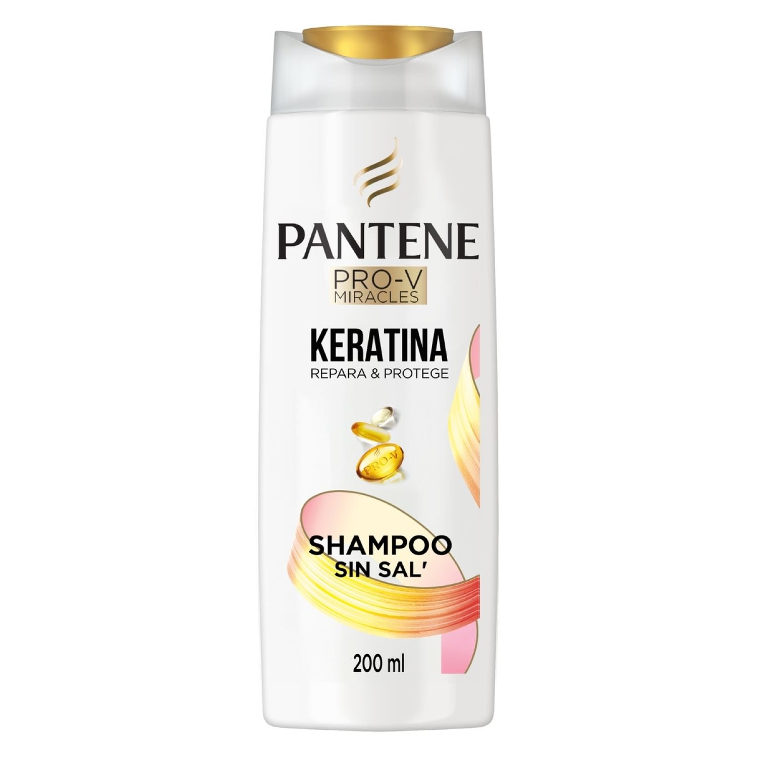 8131516 Pantene Shampoo Prov-Miracles Keratina Sin Sal X 200 ML - Imagen de 1