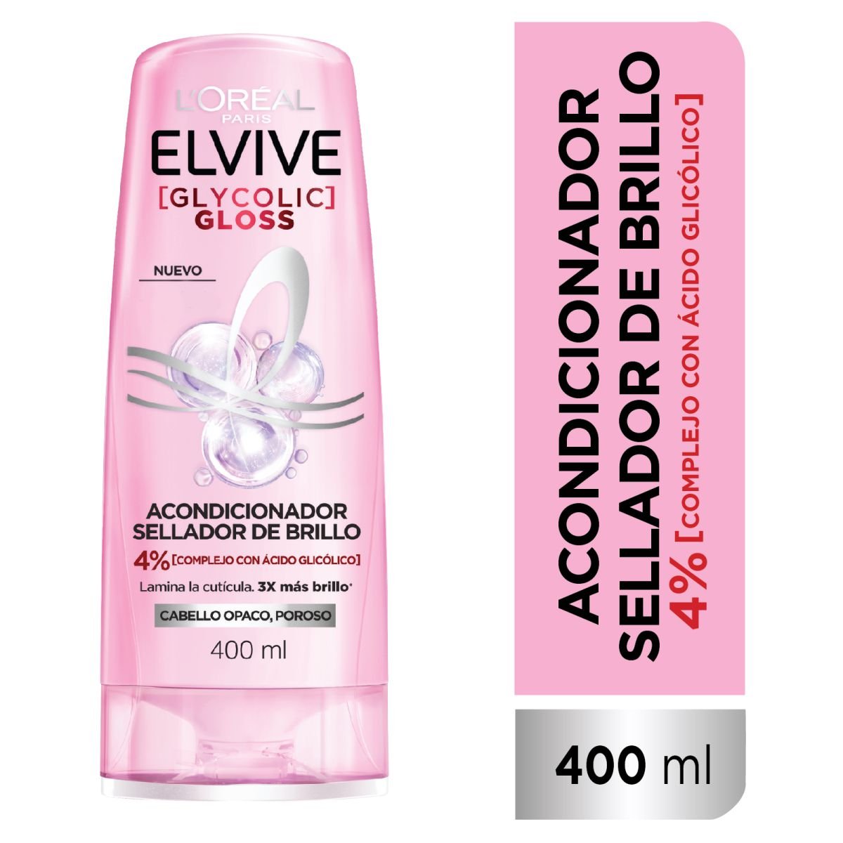 8131941 Elvive Acondicionador Glycolic Gloss X 400 ML - Imagen de 1