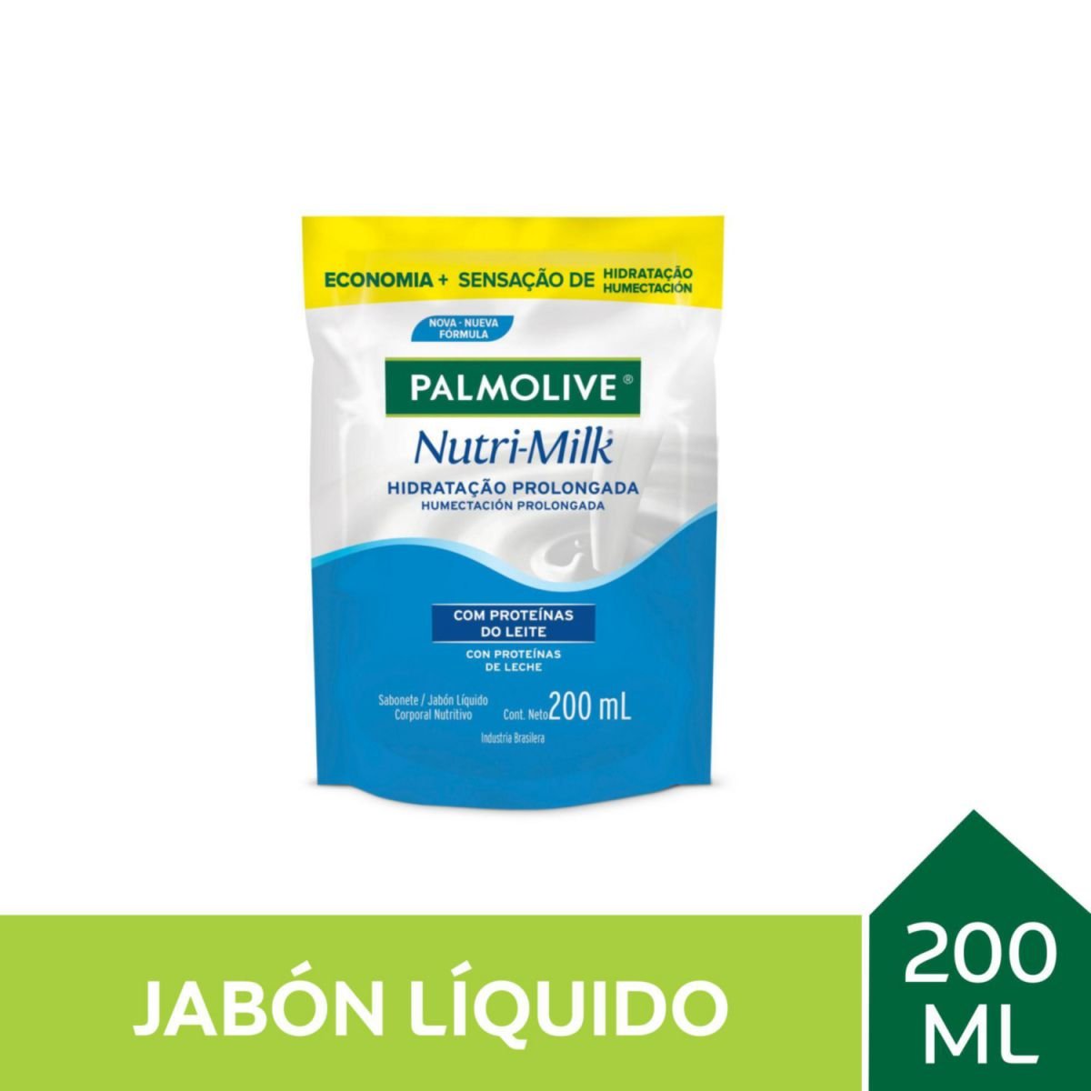 8113518 Palmolive Nutrimilk Jabón Líquido Corporal Repuesto X 200 ML - Imagen de 1