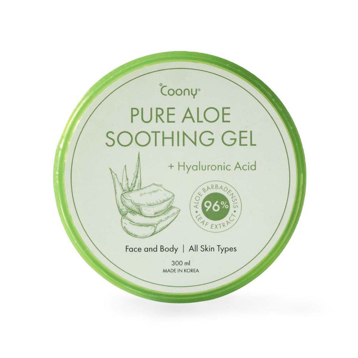 8120585 Coony Pure Aloe Soothing Gel Hidratante Con ácido Hialurónico X 300 ML - Imagen de 1